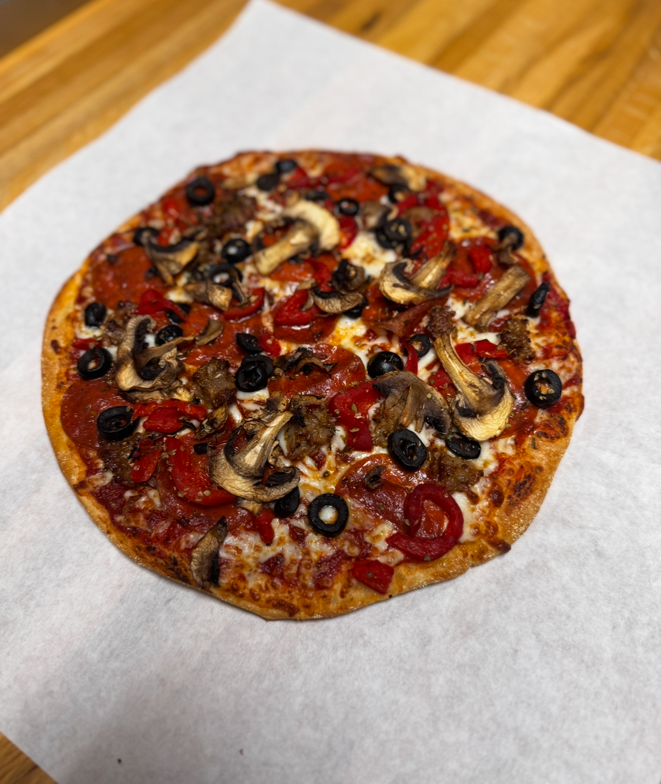 La combo pizza.