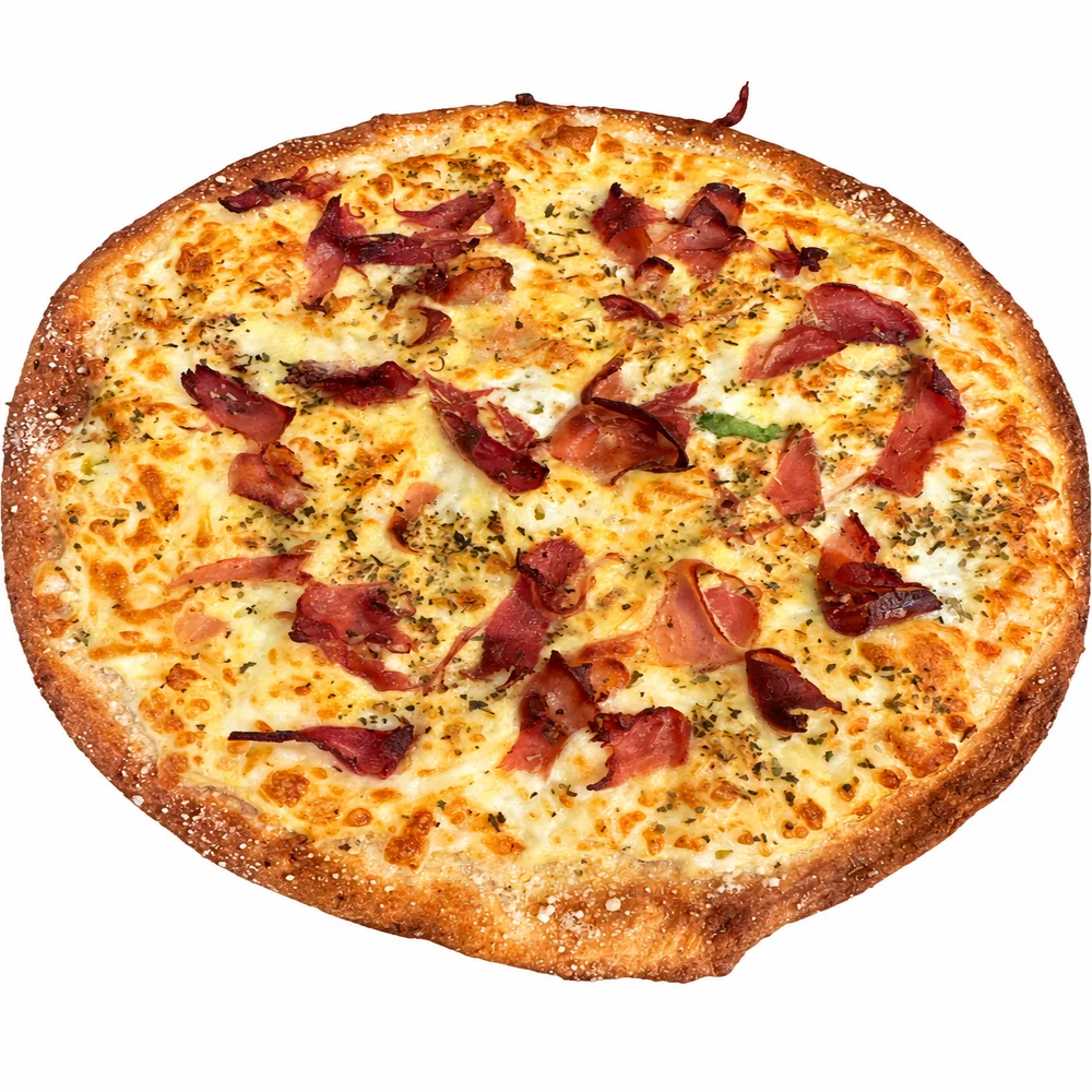 Scramble Prosciutto Pizza